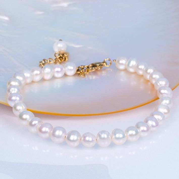 Bracelet MARGOT perles de culture blanches